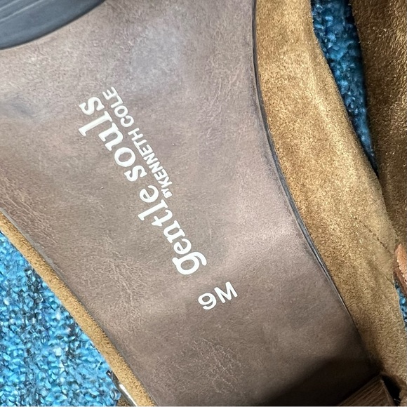 Gentle Souls Tami Slingback Mules in Walnut Suede - Picture 8 of 9